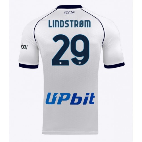 Fotbalové Dres SSC Napoli Jesper Lindstrom #29 Venkovní 2023-24 Krátký Rukáv